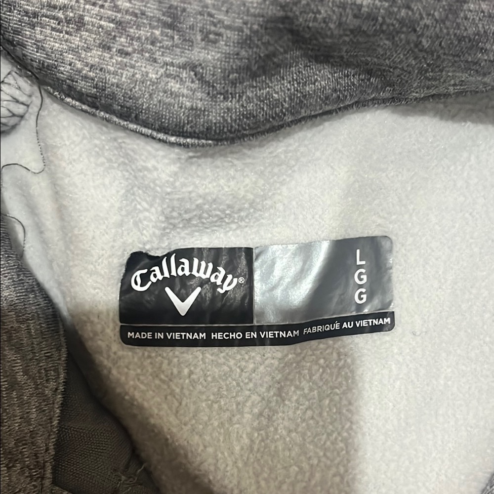 Callaway Heather Gray Performance Pullover - image 2